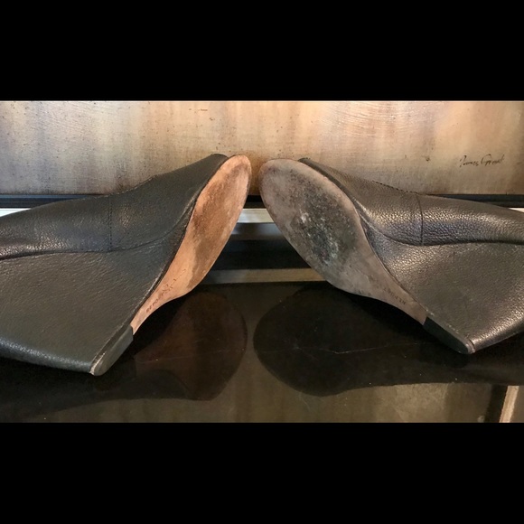 Report Signature Black Leather 4.5” Wedge Heel - Picture 3 of 4